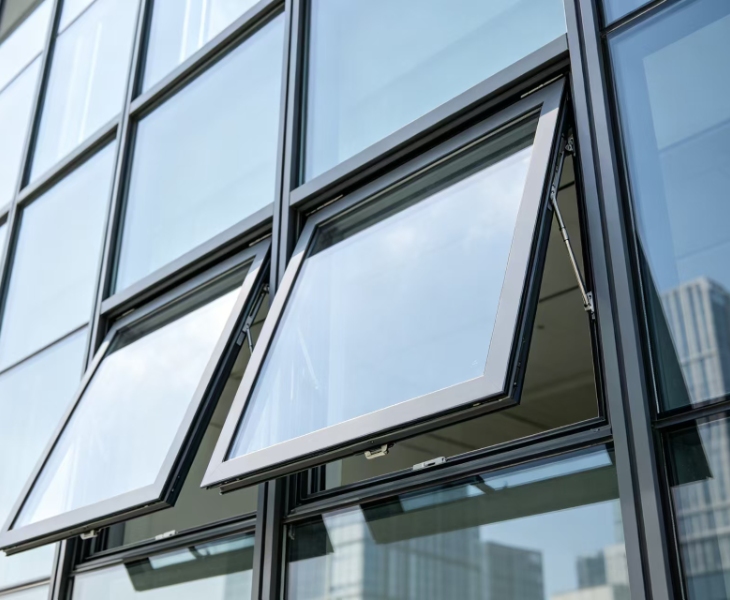 Anti-Fall Safety for Large Opening Curtain Wall Windows