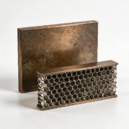 Antique Copper Honeycomb Pane_WH_420x420px