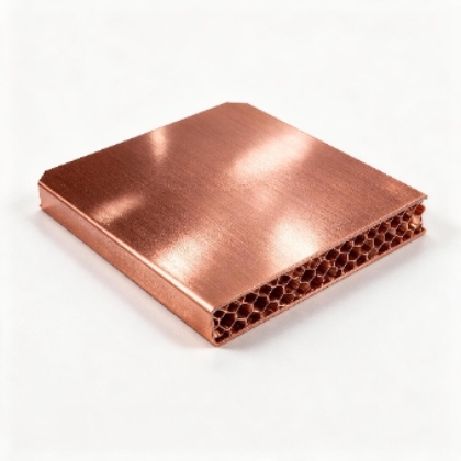 Brushed Red Copper Honeycomb Panel_WH_420x420px
