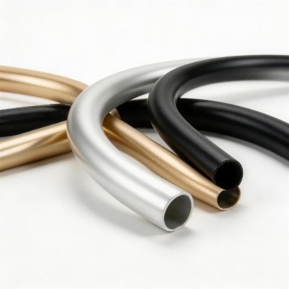 Curved Aluminum Round Tubing