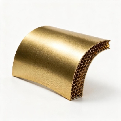 Curved Copper Honeycomb Panel_WH_420x420px