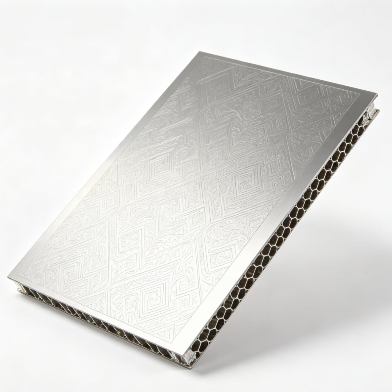 Decorative Engraved Titanium Honeycomb Panels