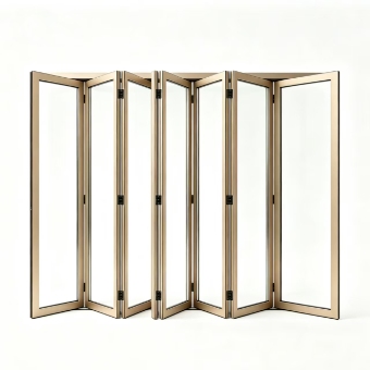 Double Glass Folding Doors