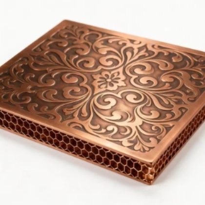 Etched Copper Honeycomb Panel_WH_420x420px