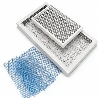 Fish Scale Hole Aluminum Mesh Panel
