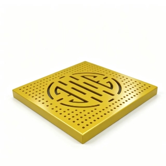 Flat Aluminum Carved Panel
