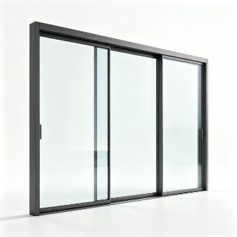 Large-Glass Aluminum Sliding Door