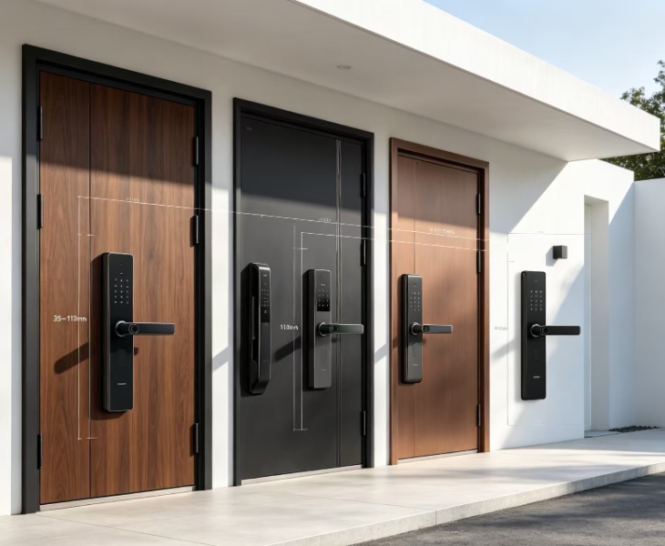 One Front Door Smart Lock Fits Multiple Door Types