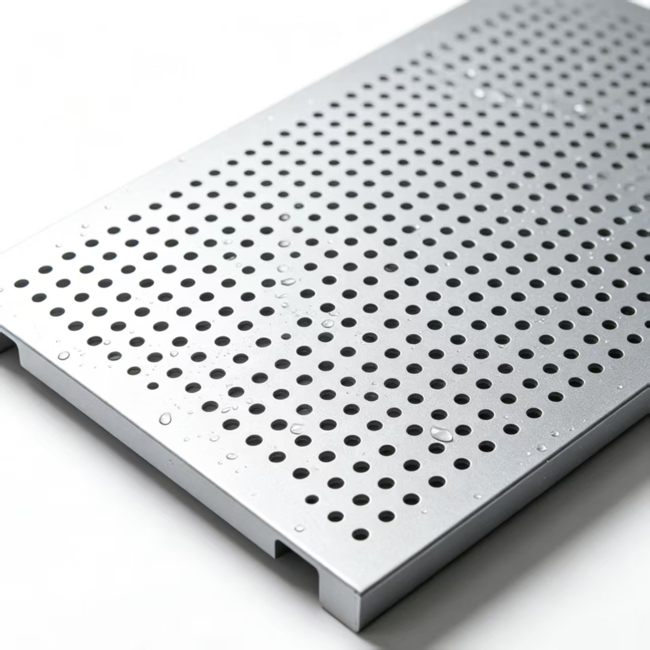 Perforated Acoustic Nano Self-Cleaning Aluminum Panels