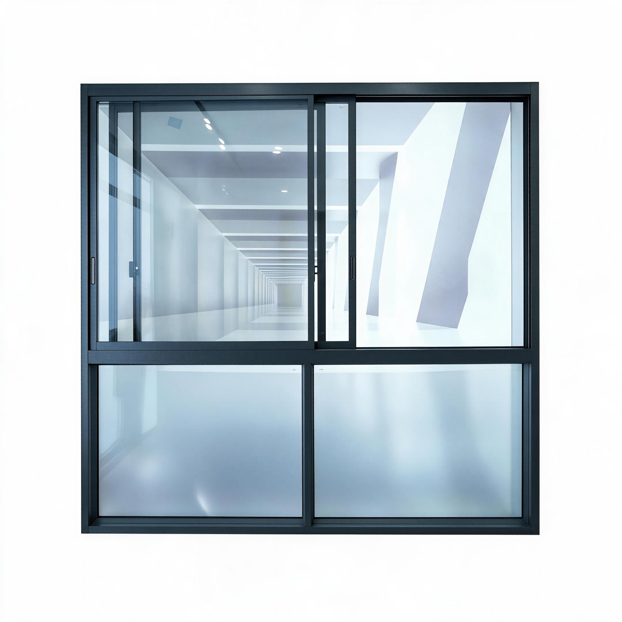 Slim-Frame Minimalist Aluminum Sliding Window