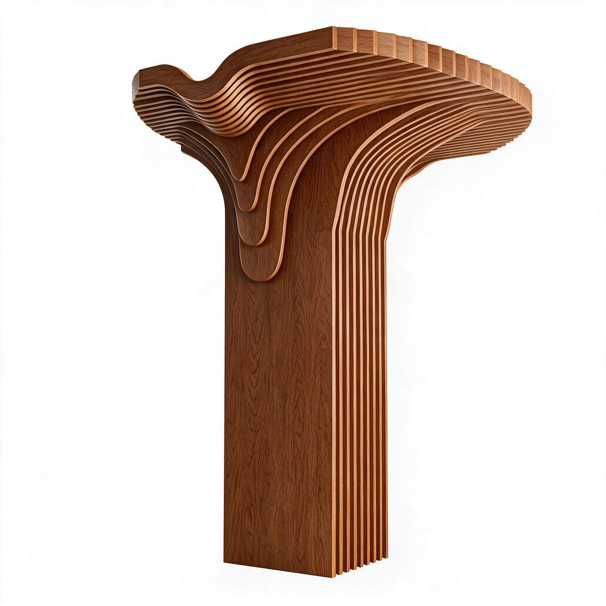 Special-shaped Wood Grain Aluminum Panel