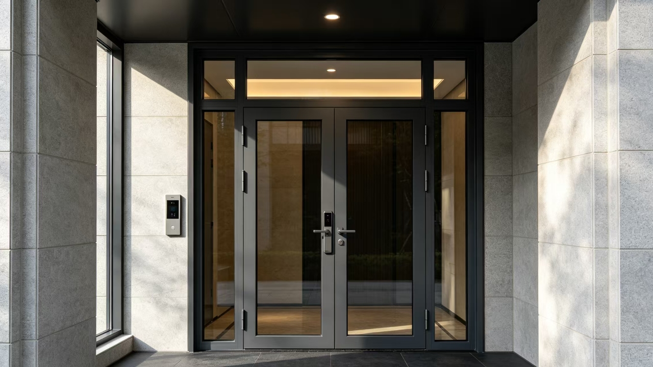 Aluminum Security Door