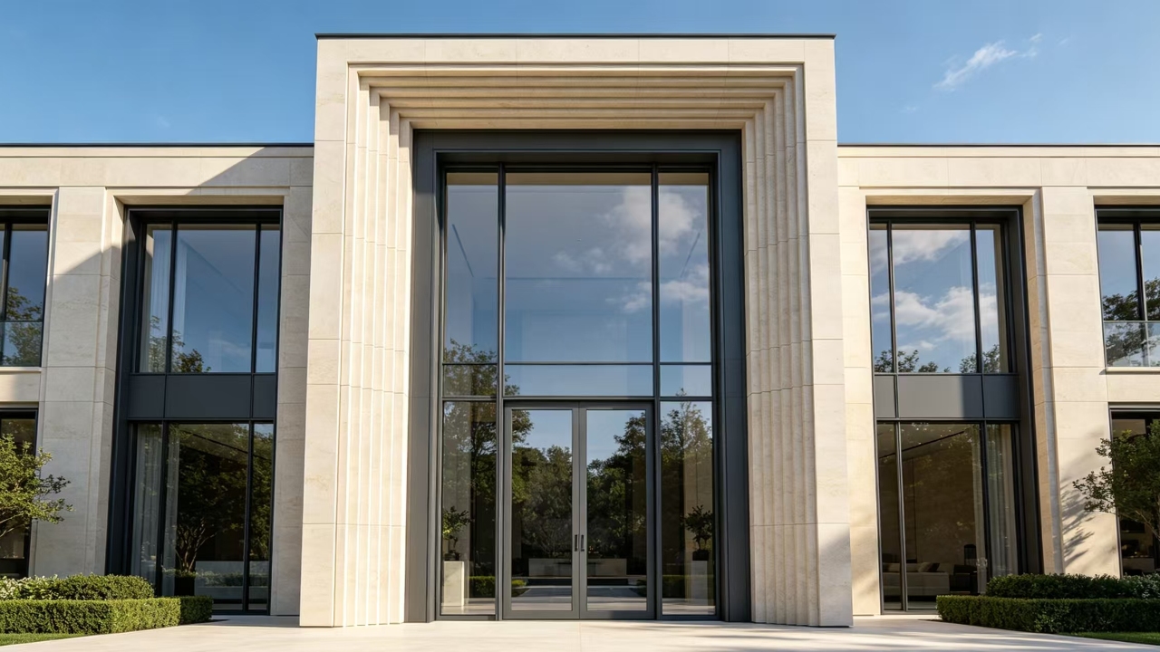 Oversized Aluminum Door Designs